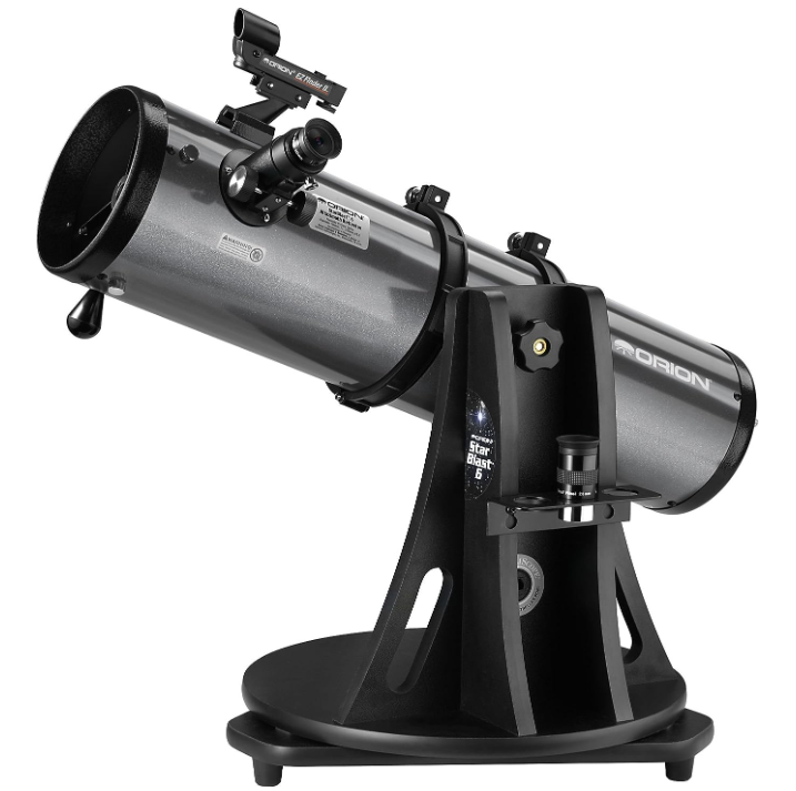 Orion reflector telescope on motorized alt-azimuth mount with red dot finder