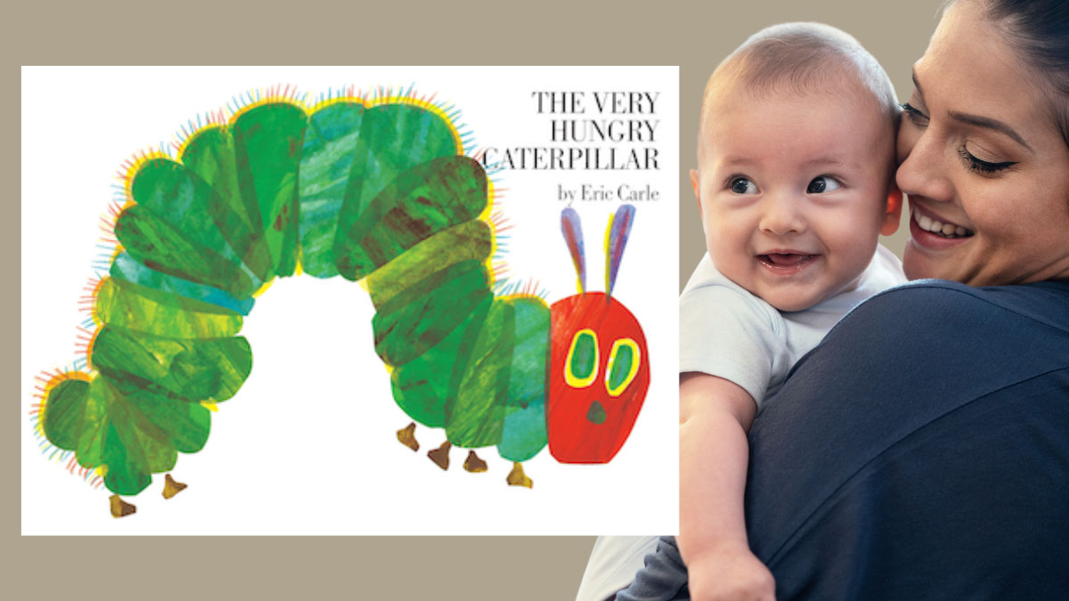 The Very Hungry Caterpillar baby book