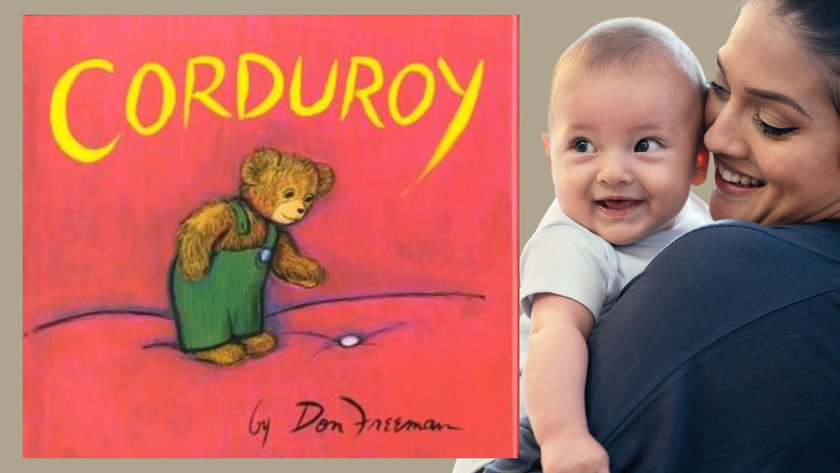 Corduroy baby book