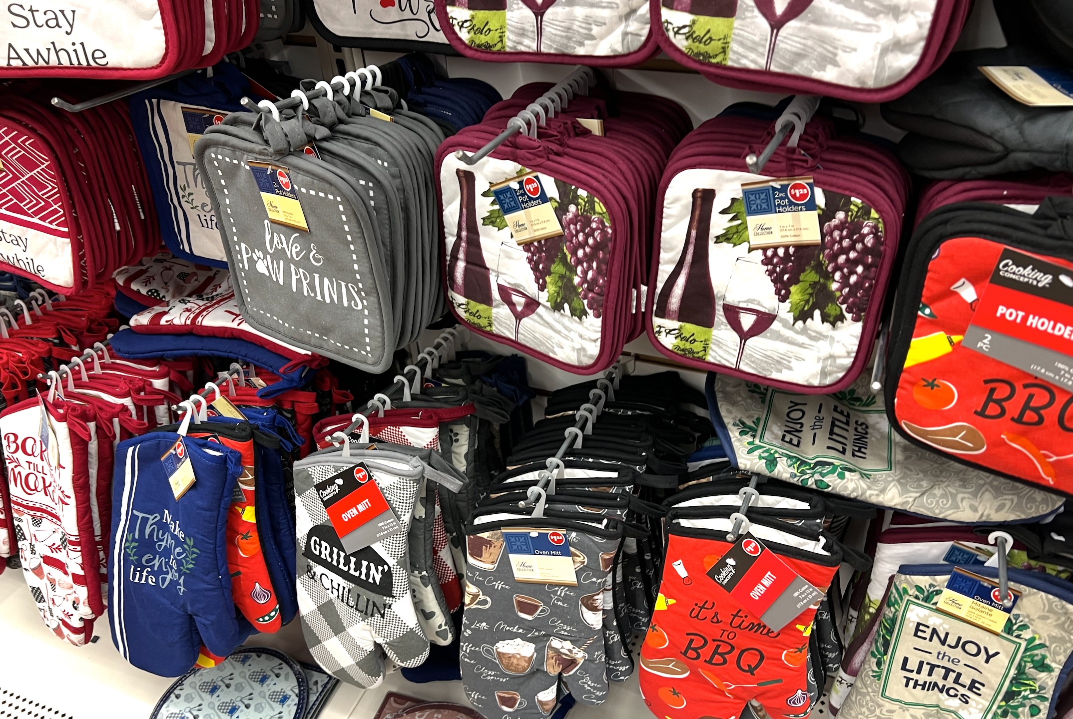 Dollar Store Oven Mitts