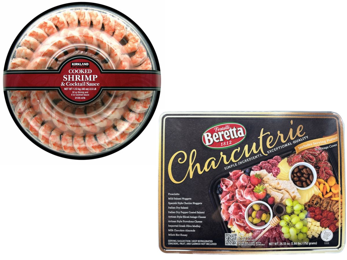 Costco Shrimp Cocktail and Charcuterie Board