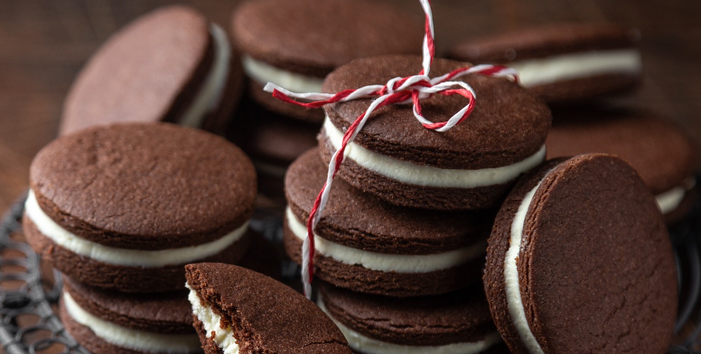 Banana Chocolate Sandwich Cookies