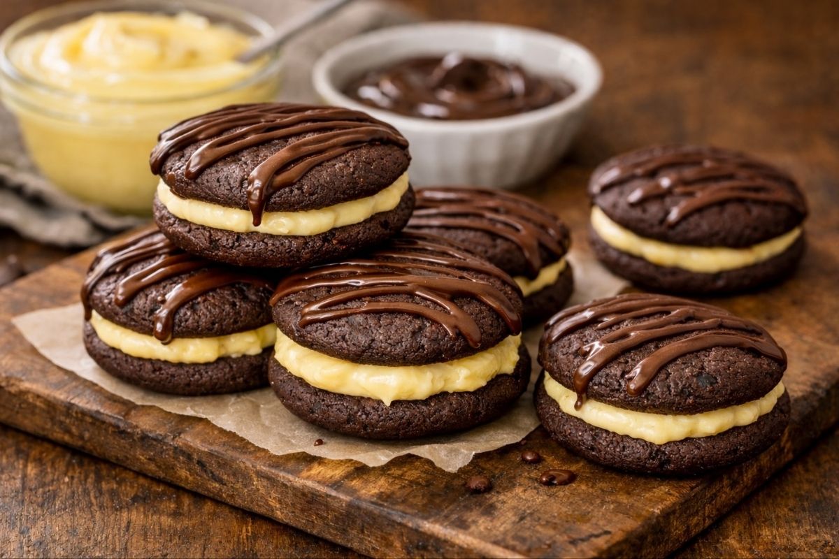 Zuppa Inglese-Inspired Cookie Recipe With Chocolate and Custard