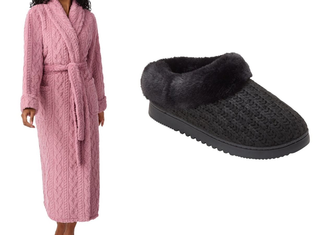 Robe and Slippers Costco
