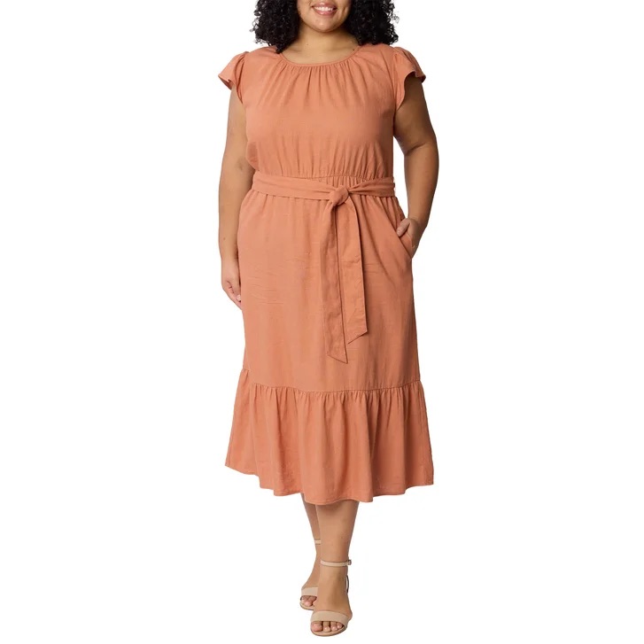 Briggs Woman Tiered Dress