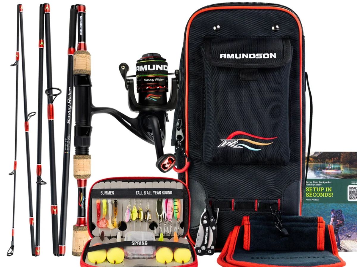 Amundson Savvy Rider Backpacker Fishing Kit Costco