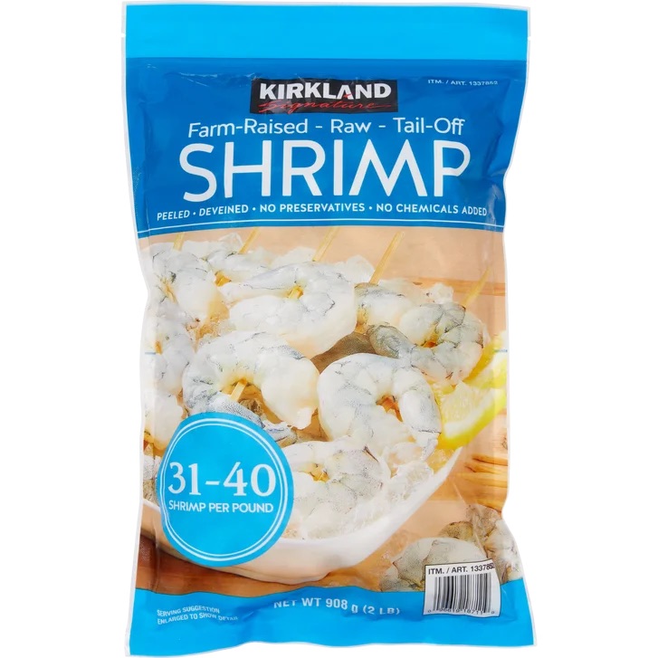 Kirkland Signature Raw Tail-off Shrimp
