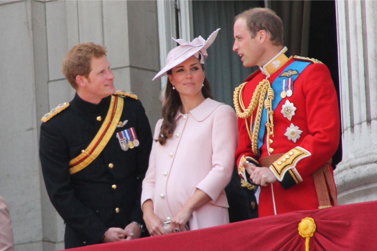 Harry, Kate, and William
