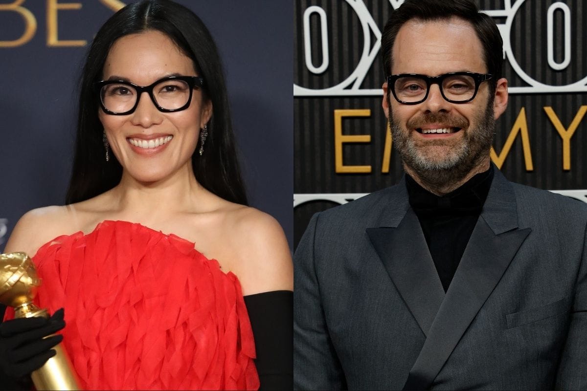 Left: Ali Wong, winner of best Stand-Up Comedy Performance. Right: Bill Hader at the 75th Emmy Awards. Mandatory