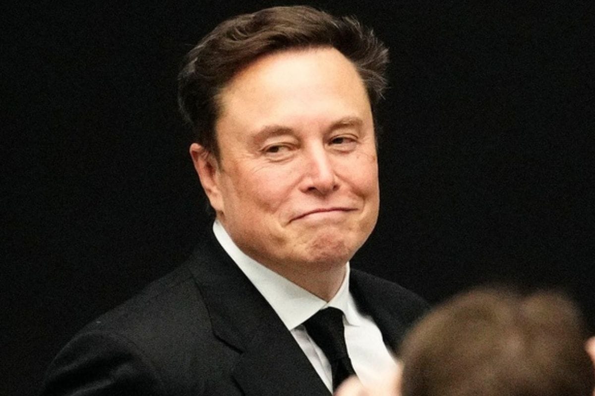 Elon Musk and Secretary of War Pete Hegseth arrive at the memorial service honoring Charlie Kirk at State Farm Stadium in Glendale, Arizona, on Sept. 21, 2025. Charlie Kirk, the conservative activist and founder of Turning Point USA was assassinated on Sept. 10, 2025.