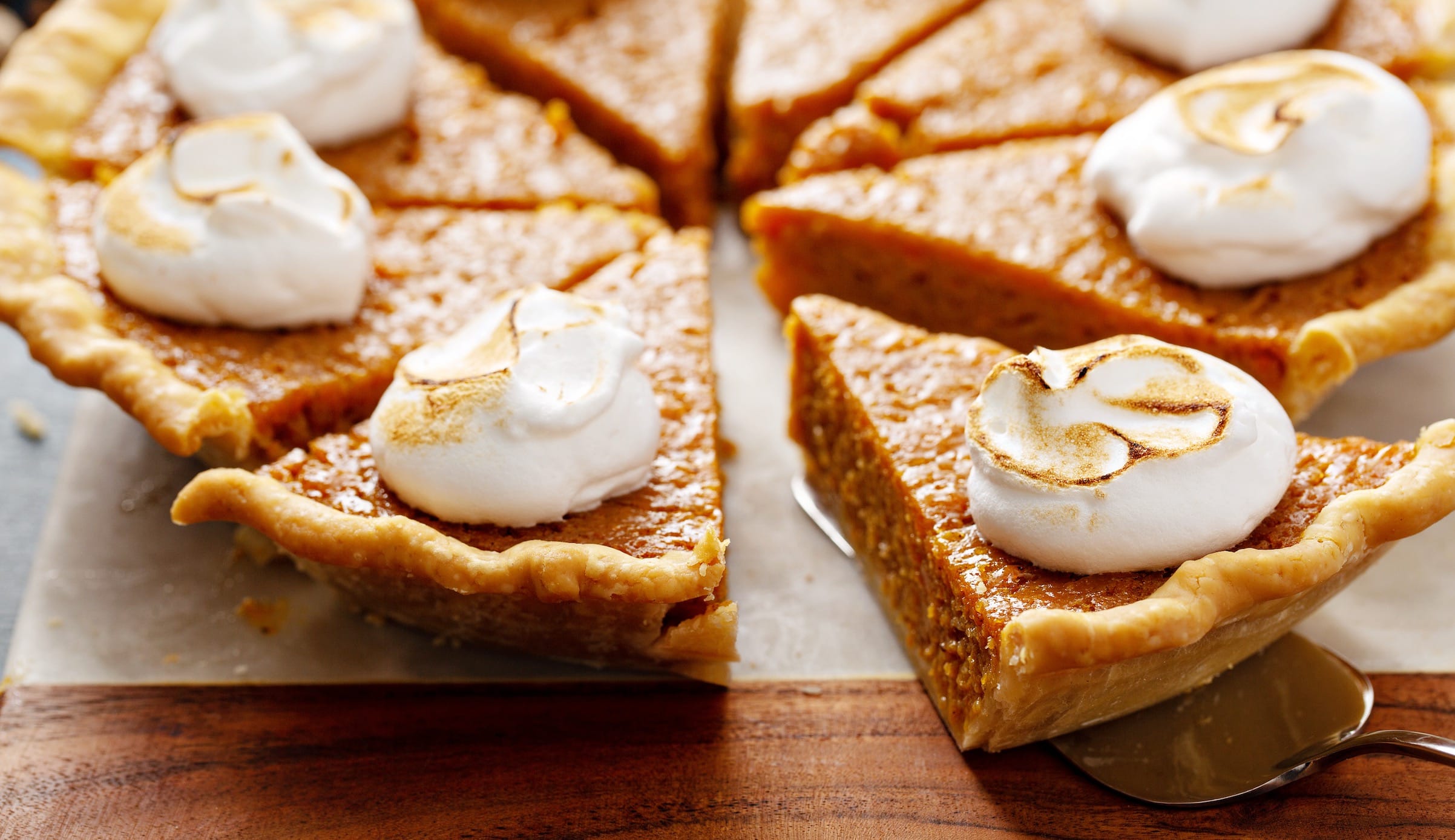 Sweet Potato Pie with Marshmallow