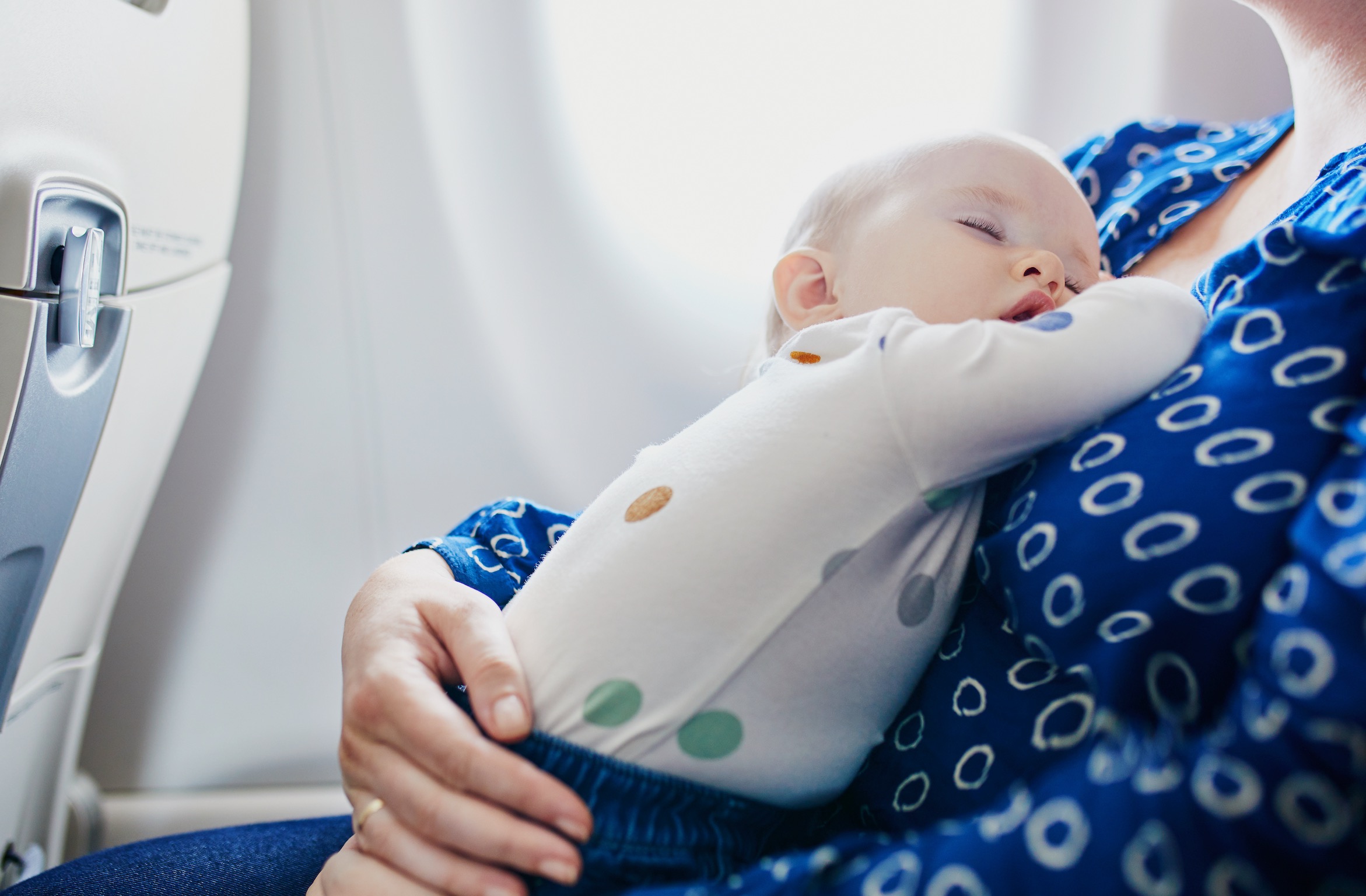 Sleeping Baby Plane