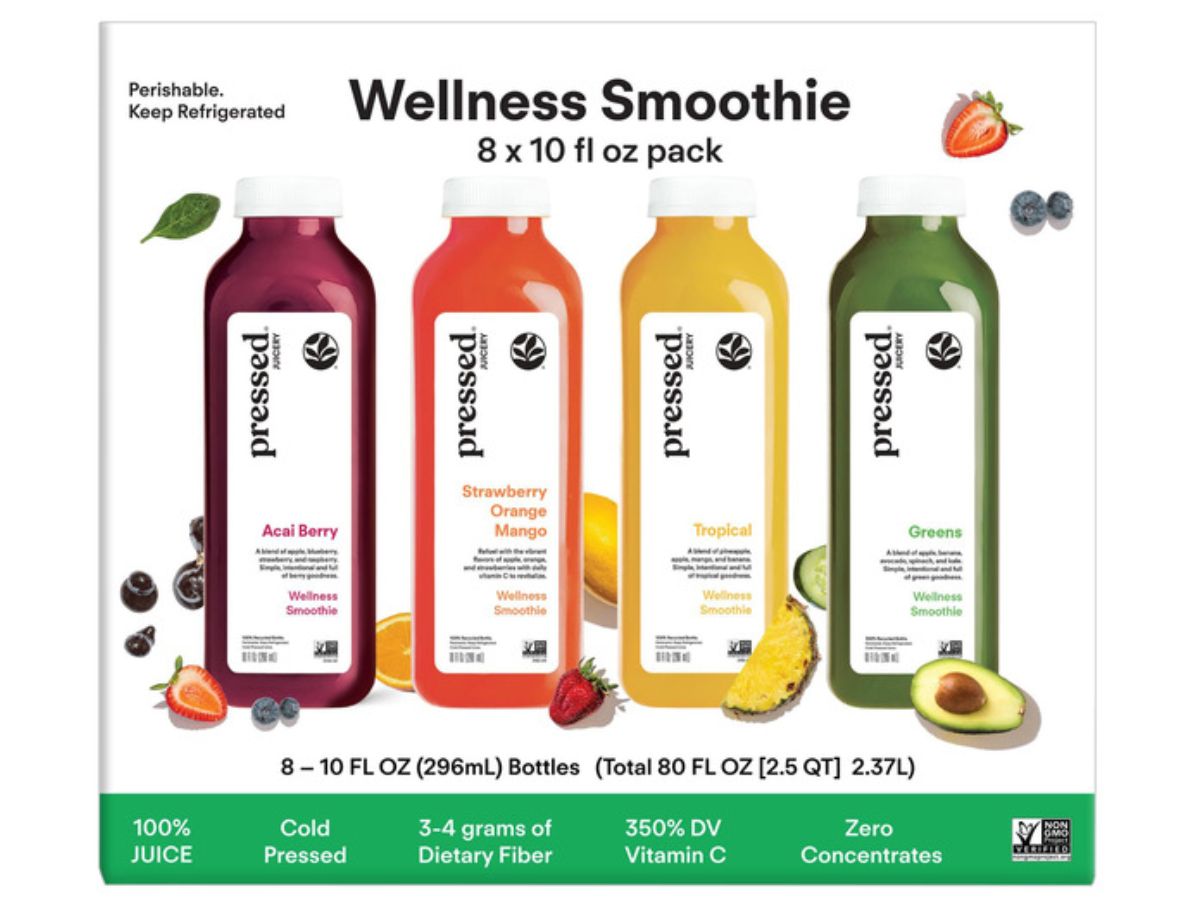 Pressed Juicery Wellness Smoothies Costco