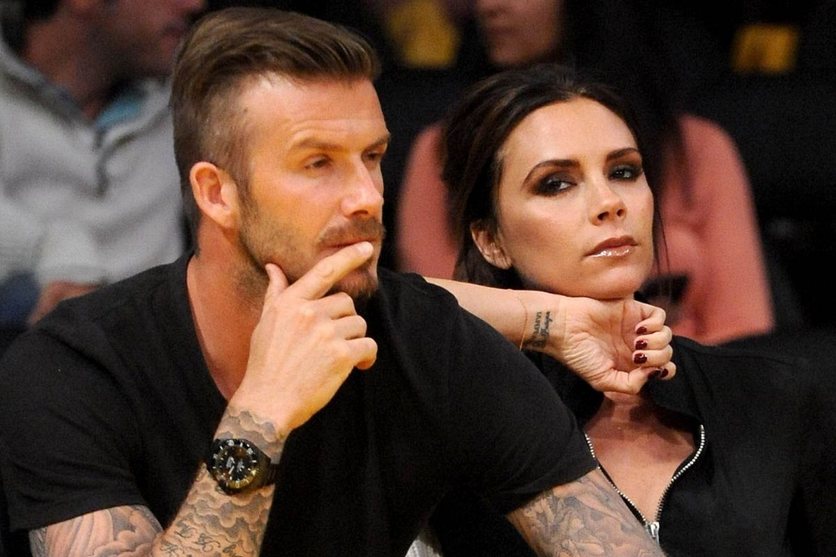 David Beckham and wife Victoria Beckham