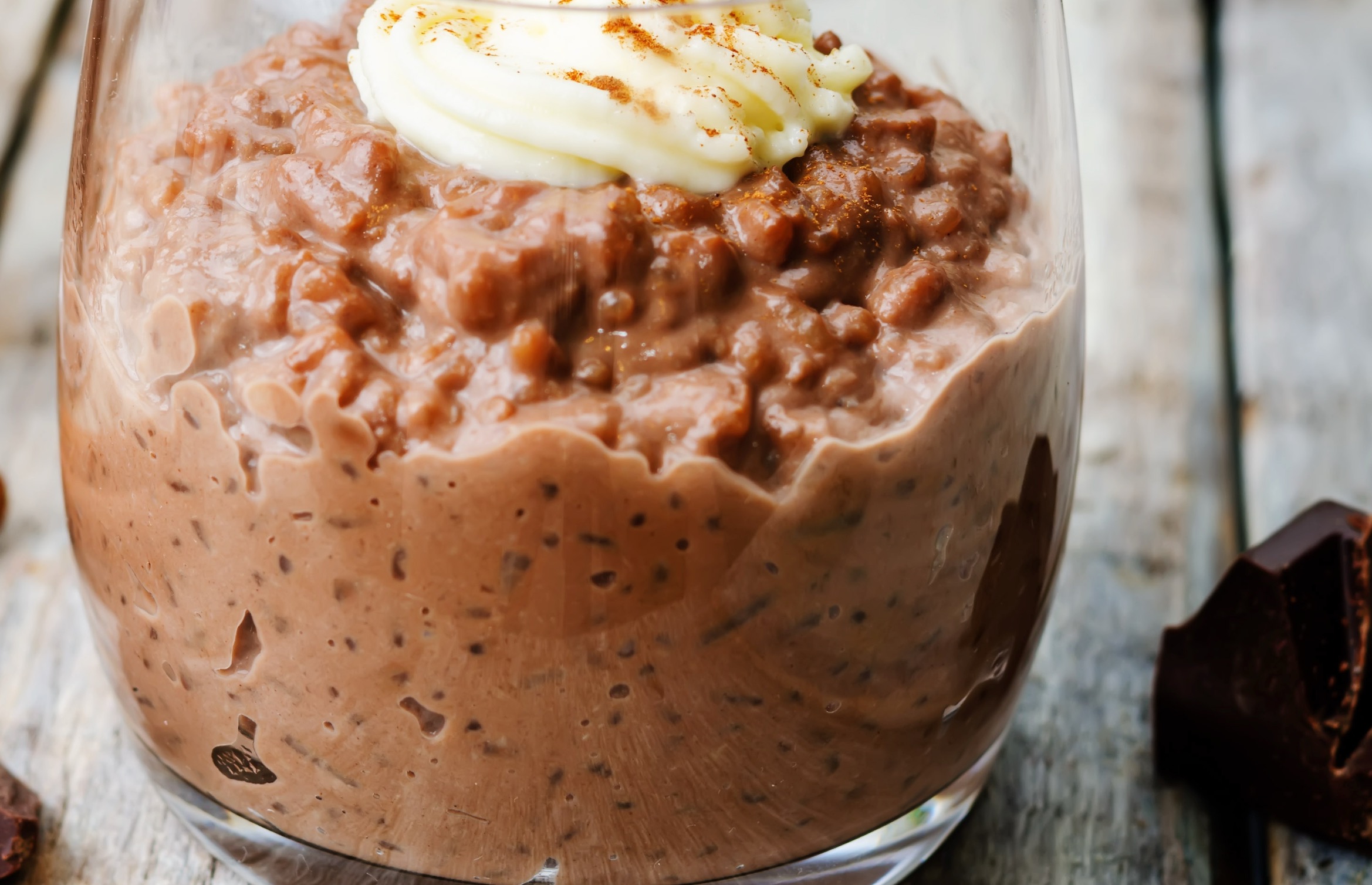 Chocolate Rice Pudding