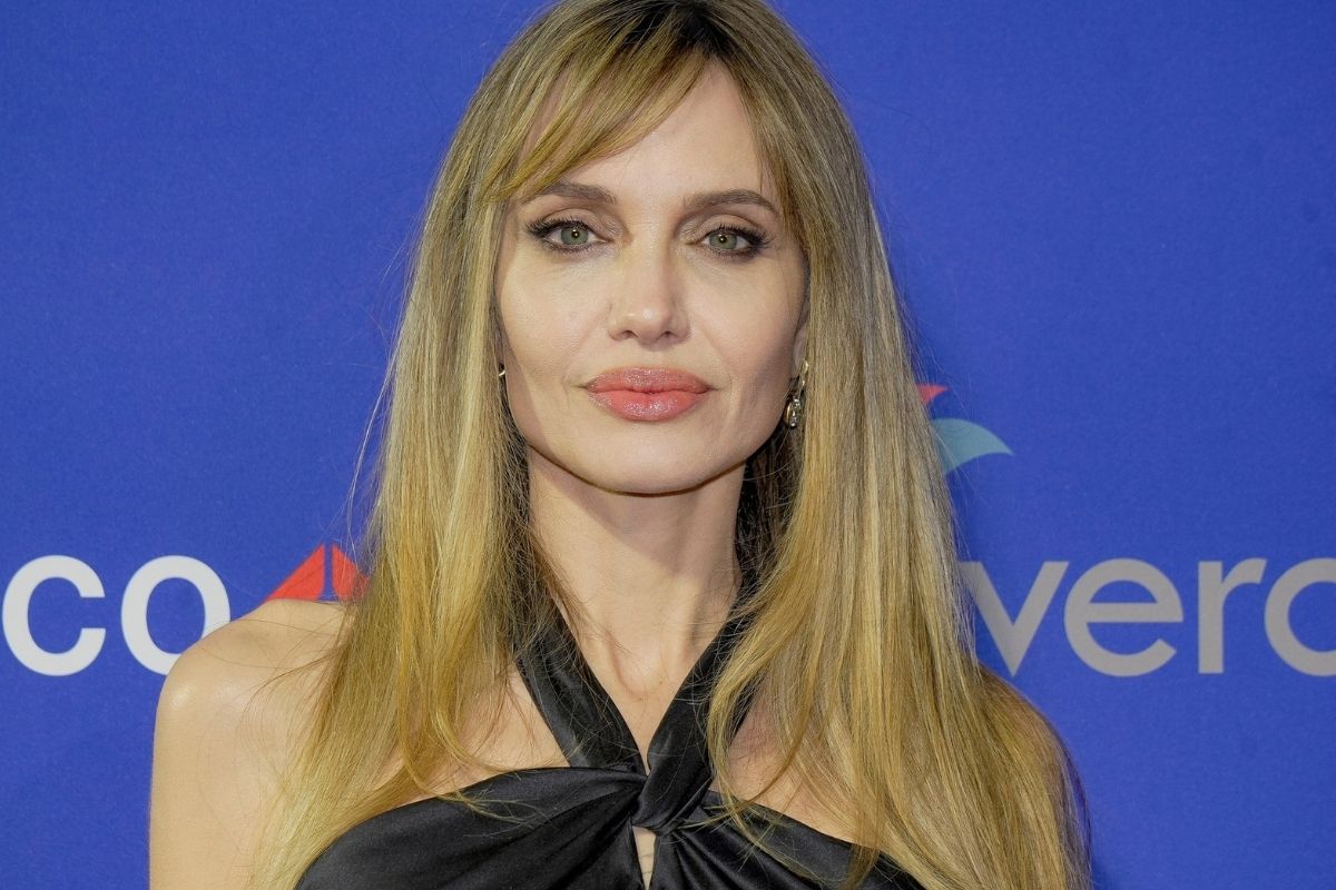 Angelina Jolie is photographed on the red carpet during the Palm Springs International Film Awards in Palm Springs, Calif., Jan. 3, 2025.
