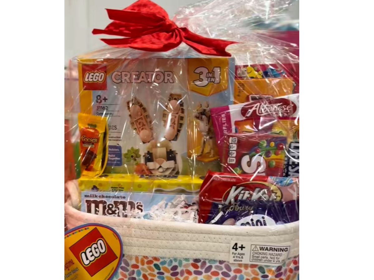 Spring Themed LEGO Easter Basket TikTok