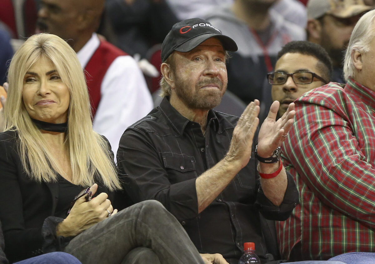 NBA: Golden State Warriors at Houston Rockets / chuck norris