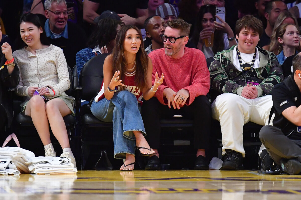 NBA: Playoffs-Houston Rockets at Los Angeles Lakers / macaulay culkin