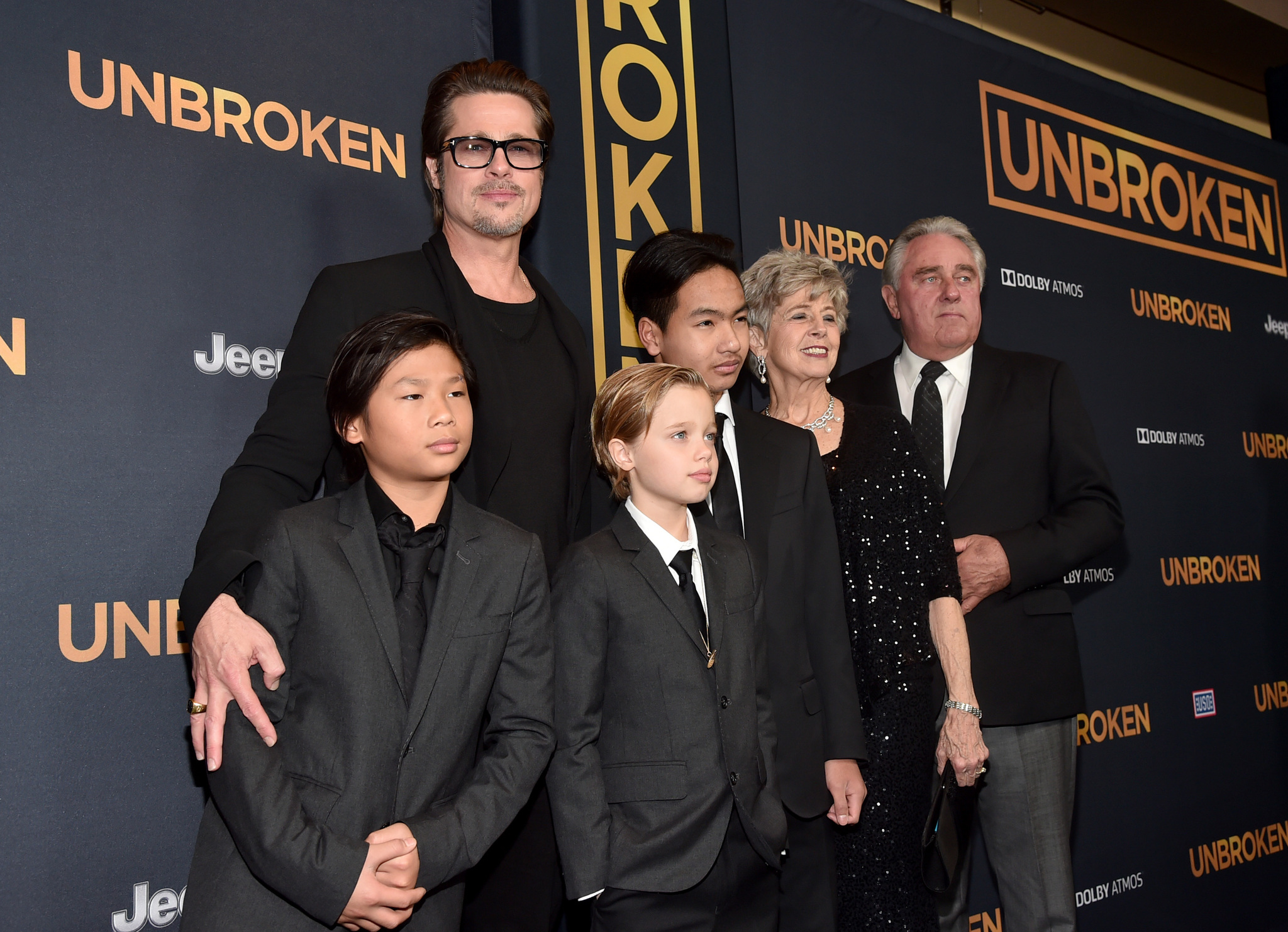 brad pitt and kids