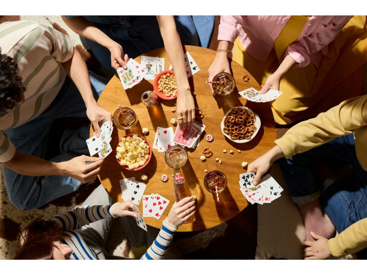 Friends at game night