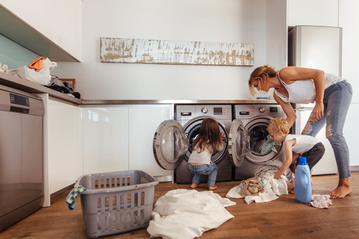 Delegate laundry responsibilities