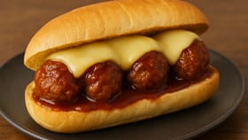 BBQ Meatball Sub