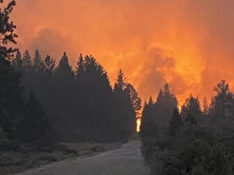 ‘If you don’t leave, you’re dead’: Oregon wildfire forces hundreds from homes