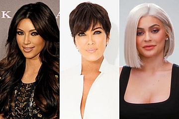 Kris Jenner, Kim Kardashian, and Kylie Jenner