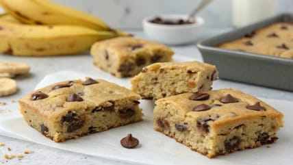 Banana Chocolate Chip Bars