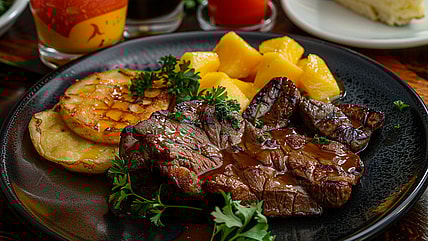 African Cuisine with Steak and Eggs - New York City Brunch Flavor Tour