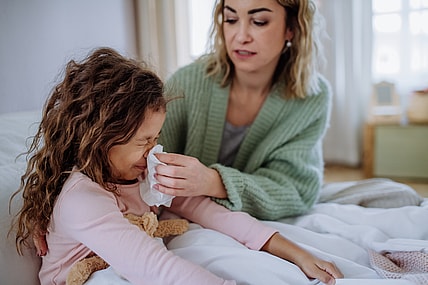 how to teach a child to blow their nose