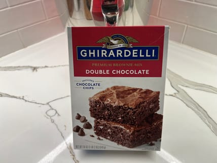 Ghirardelli double chocolate bronies