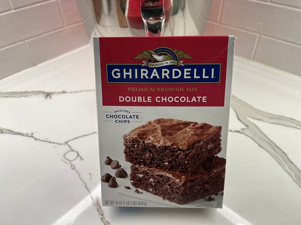 Ghirardelli double chocolate bronies