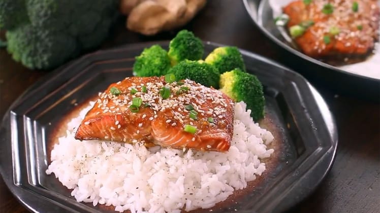 Baked Sesame Salmon