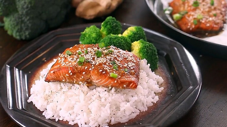 Baked Sesame Salmon