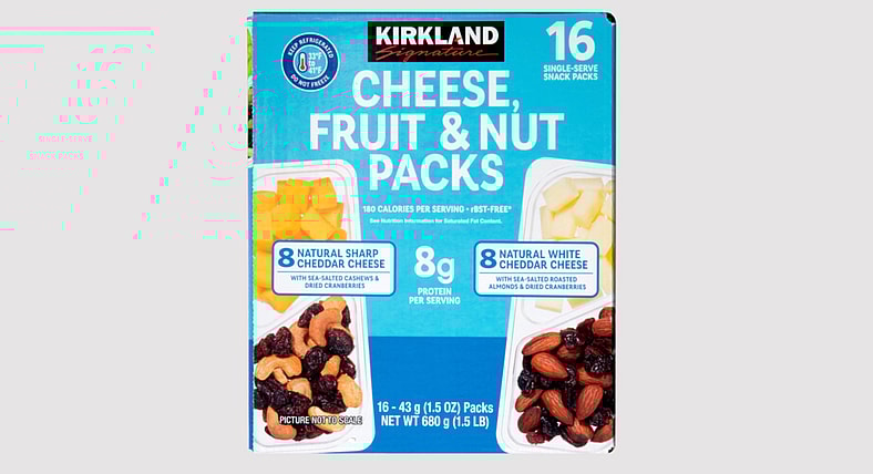Kirkland Cheese Fruit Nut Packs