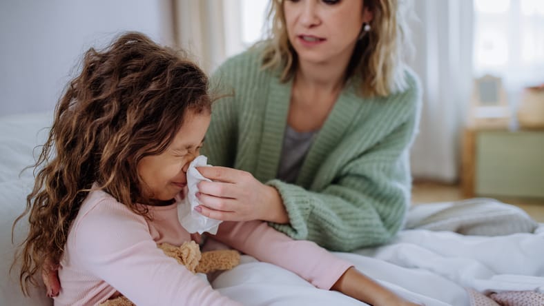 how to teach a child to blow their nose
