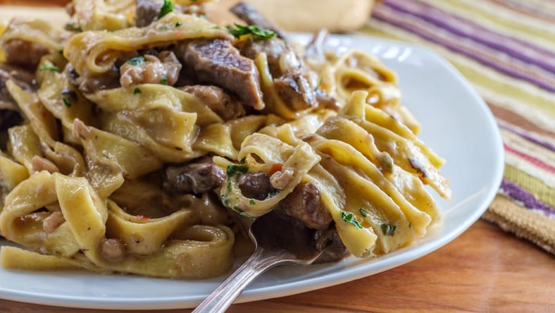 Beef Stroganoff