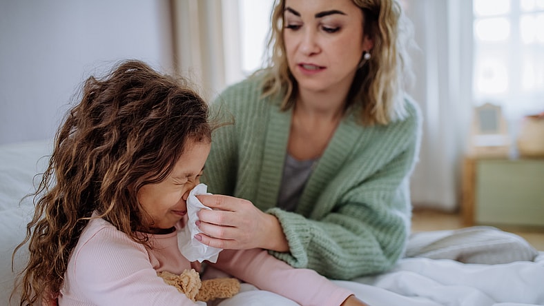 how to teach a child to blow their nose
