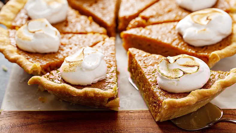 Sweet Potato Pie with Marshmallow