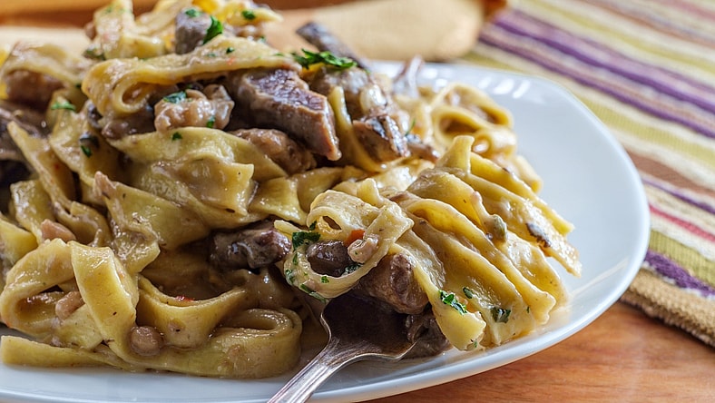 Beef Stroganoff