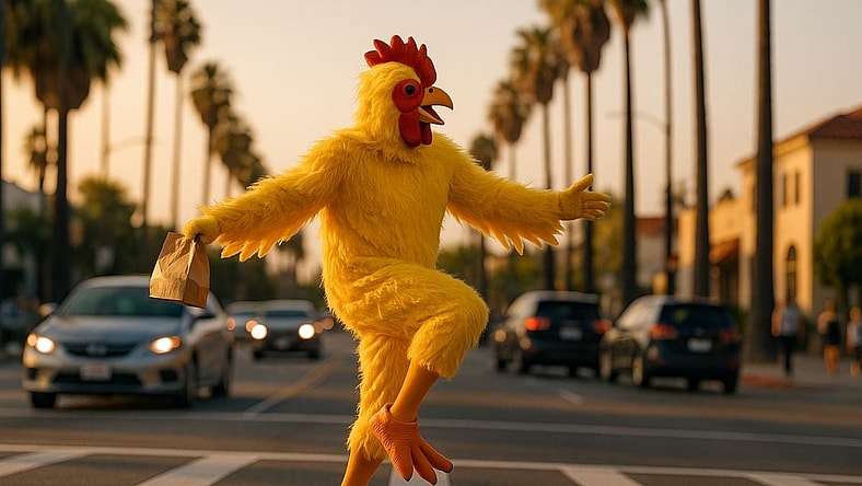 Dancing Chicken Suit