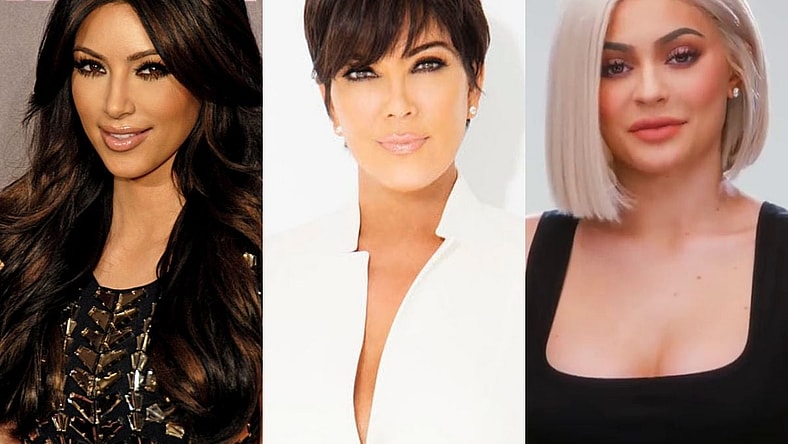 Kris Jenner, Kim Kardashian, and Kylie Jenner
