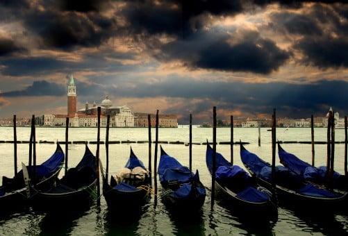 Gondolas of Venice 