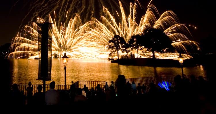 Disney World Fireworks with a View