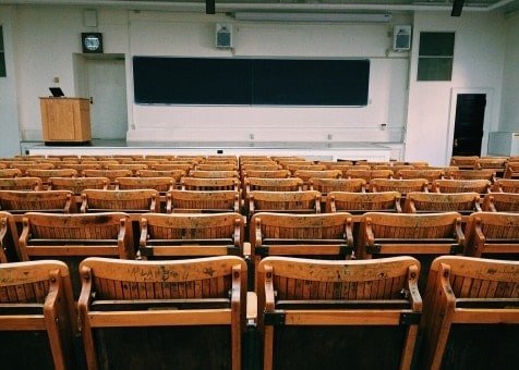 Empty lecture hall