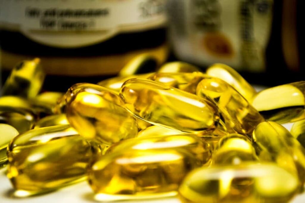 yellow omega 3 pills 