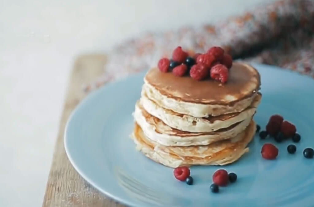 Chocolate Stuffed Pancakes