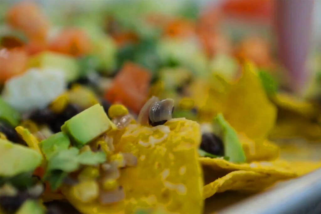 Cheese Veggie Nachos Recipe